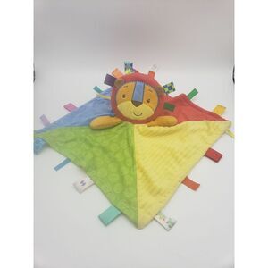 Taggies Lion Baby Lovey Security Blankie P7